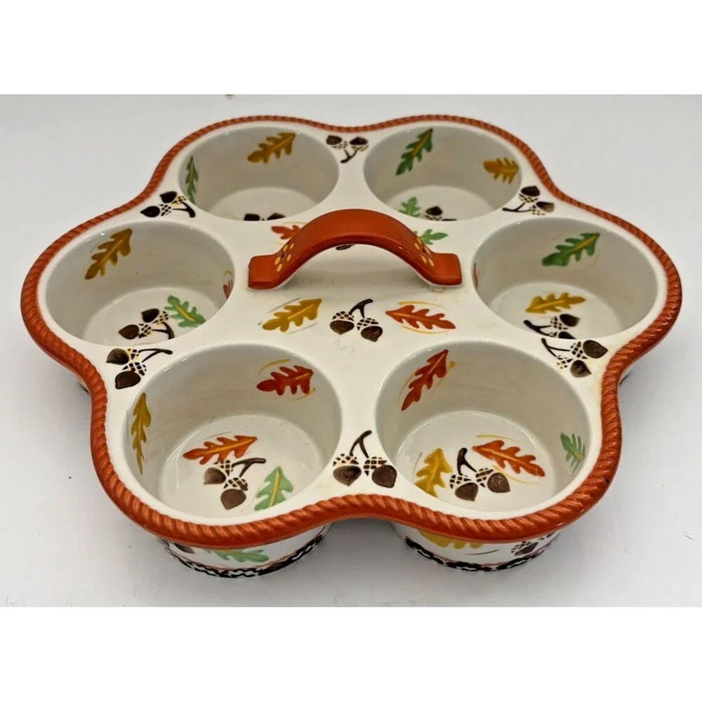 temp-tations Old World Fall Harvest 6 cup Texas Muffin Pan Bakeware